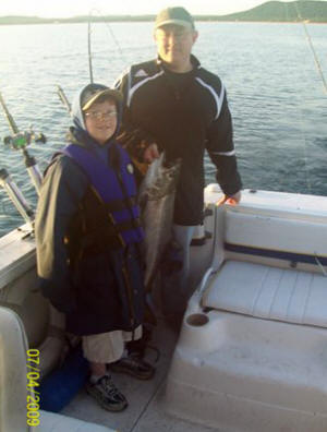 Andrew Miller with 18 1/2 King Salmon!