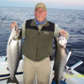 Ken and his 16lb and 17lb Catches