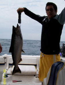 Patrick and his 16 lb King Salmon
