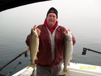 Greg with Lake Trout!